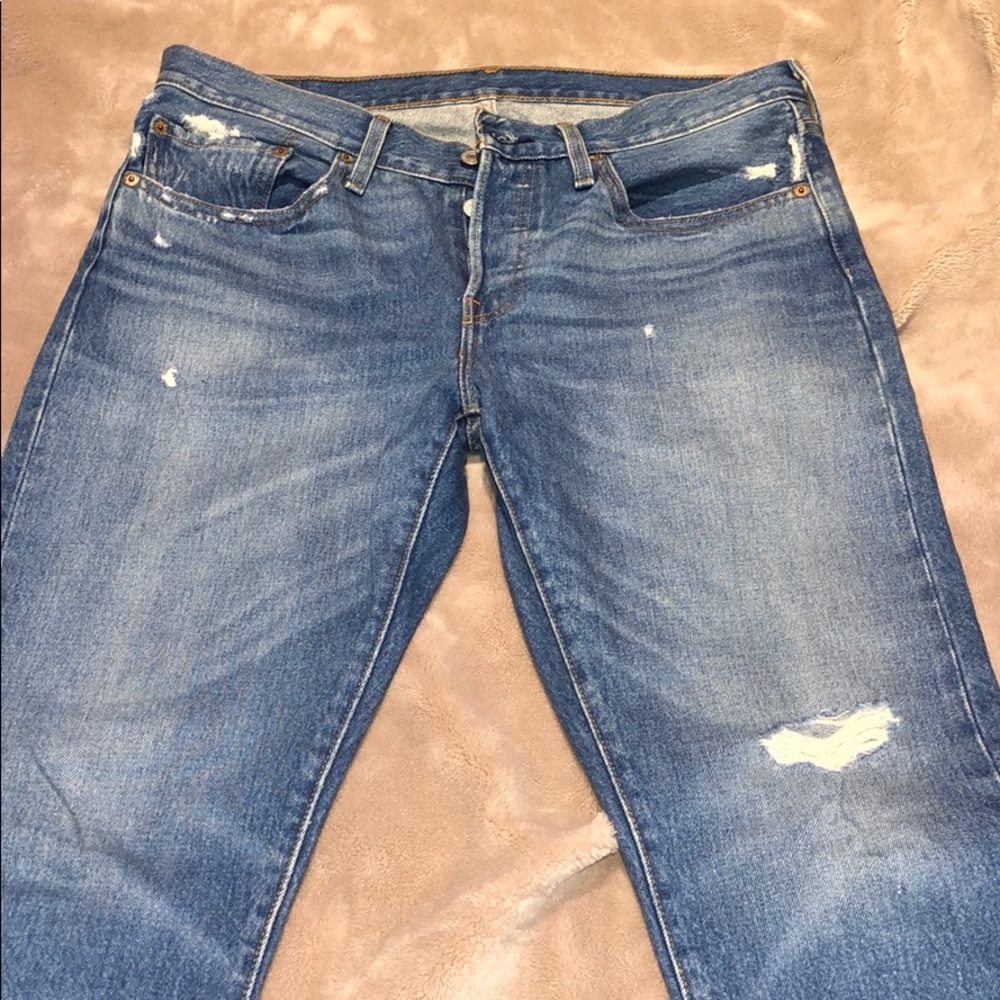 Levi’s denim straight leg jeans